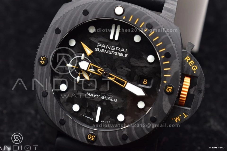 VSF Dial Carbotech Rubber Strap Edition Best 1:1 On 985 PAM1324 P Black Black WellDesigned 0308